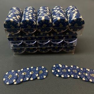 New Poker chips Customized $10 ( 100chips for rack)